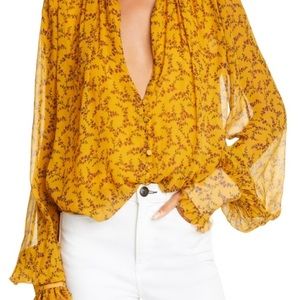 Johnathon Simpkhai yellow silk top